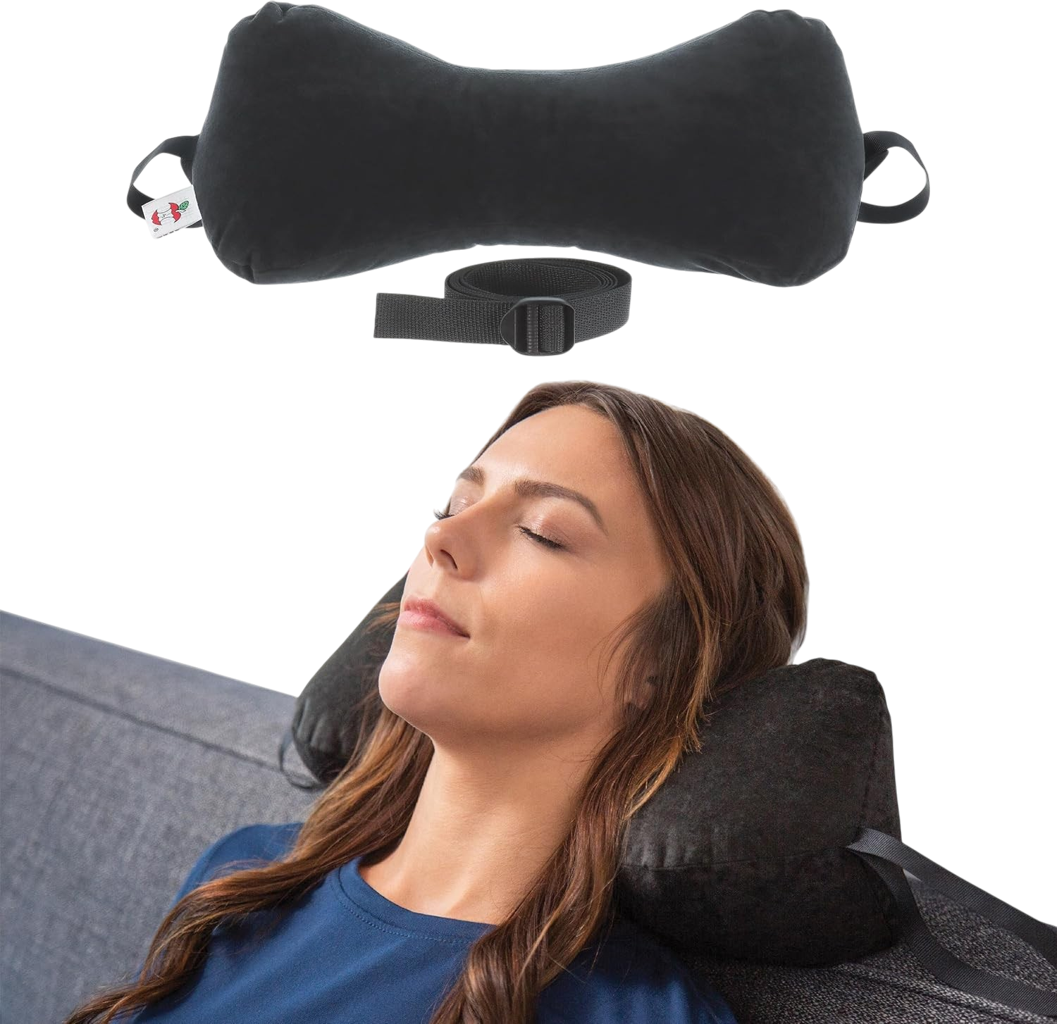 Core Products Sleep Log bone shaped travel neck pillow adjustable firmness 15-inch